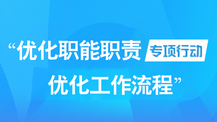 优化职能职责、专项行动、优化工作流程