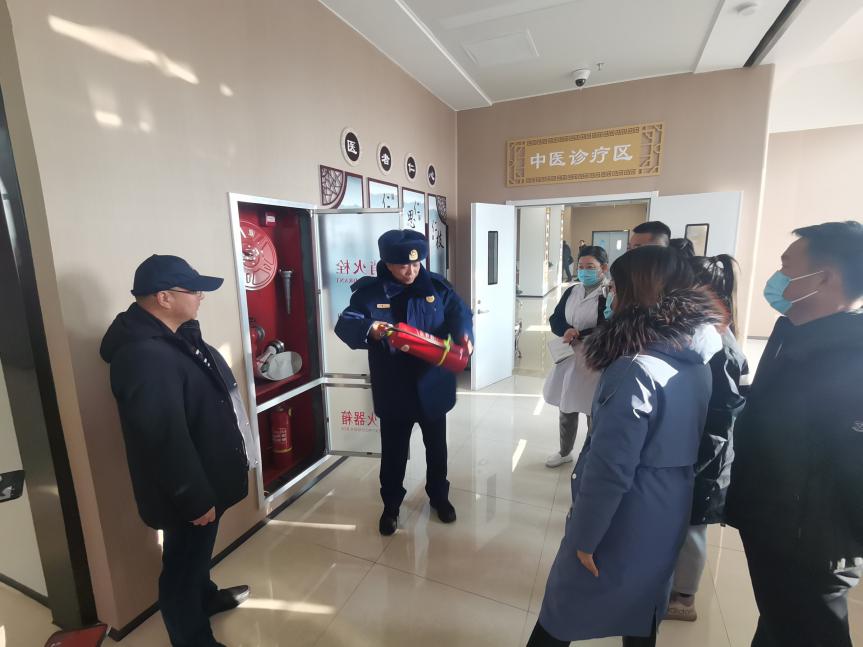 九原区卫健委组织开展安全生产及消防安全隐患排查